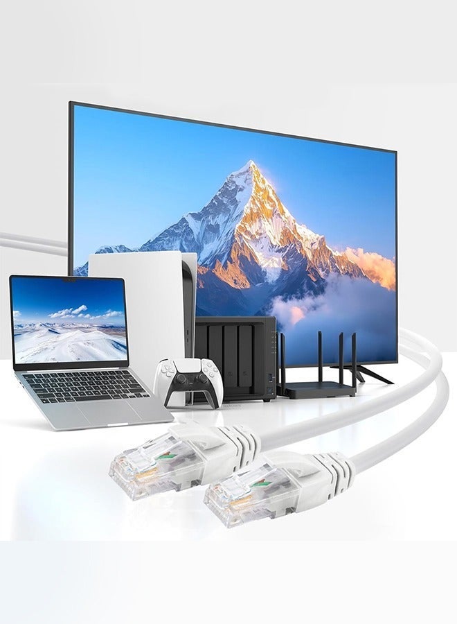 BGM كابل كات 6 بطول 10 متر، كابل إيثرنت LAN RJ45 لكلا من المودم، جهاز التوجيه، الكمبيوتر، المحولات، المركز، اللابتوب - Image 3